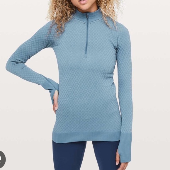 lululemon athletica Sweaters - Lululemon Rest Less 1/2 Zip - Sz 6